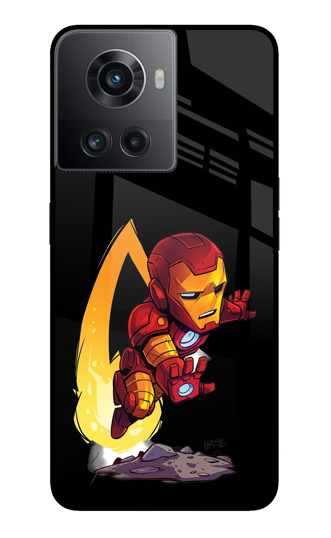 IronMan OnePlus 10R 5G Glass Case