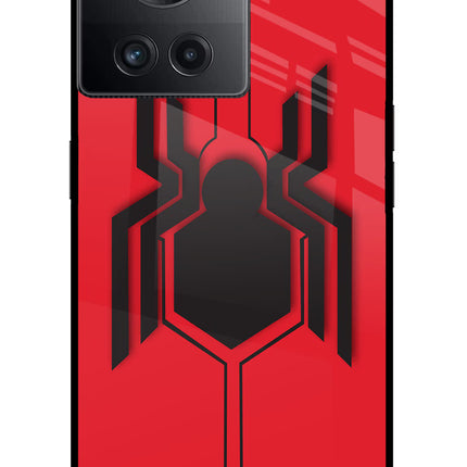 Spider OnePlus 10R 5G Glass Case Back Cover by Casekaro