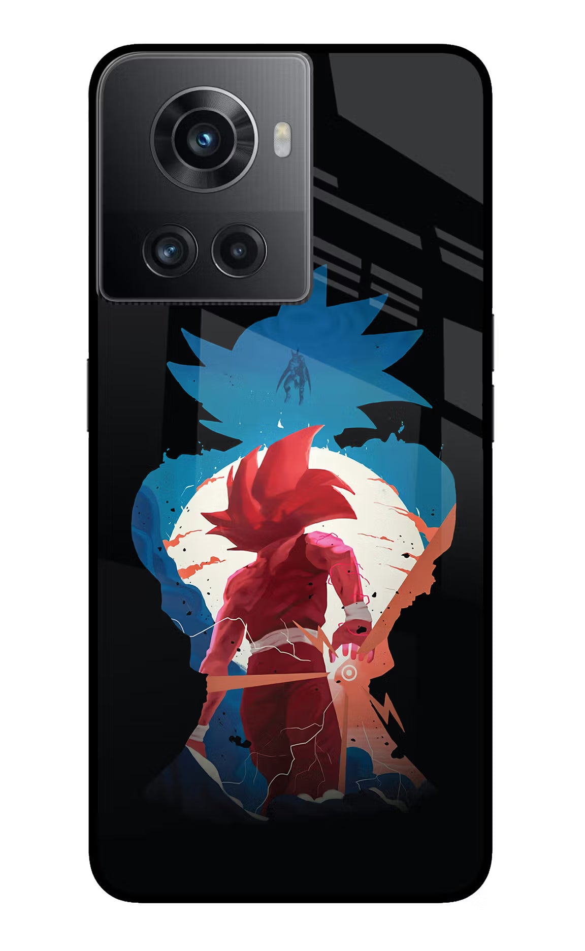 Goku OnePlus 10R 5G Glass Case Back Cover by Casekaro