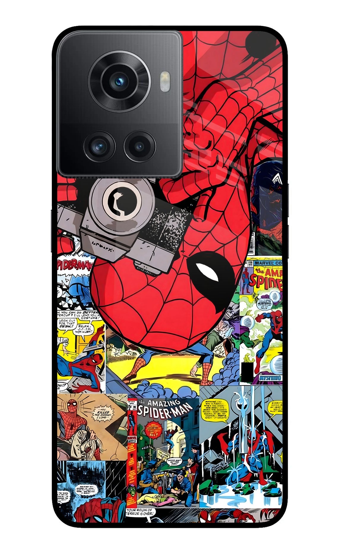 Spider Man OnePlus 10R 5G Glass Case