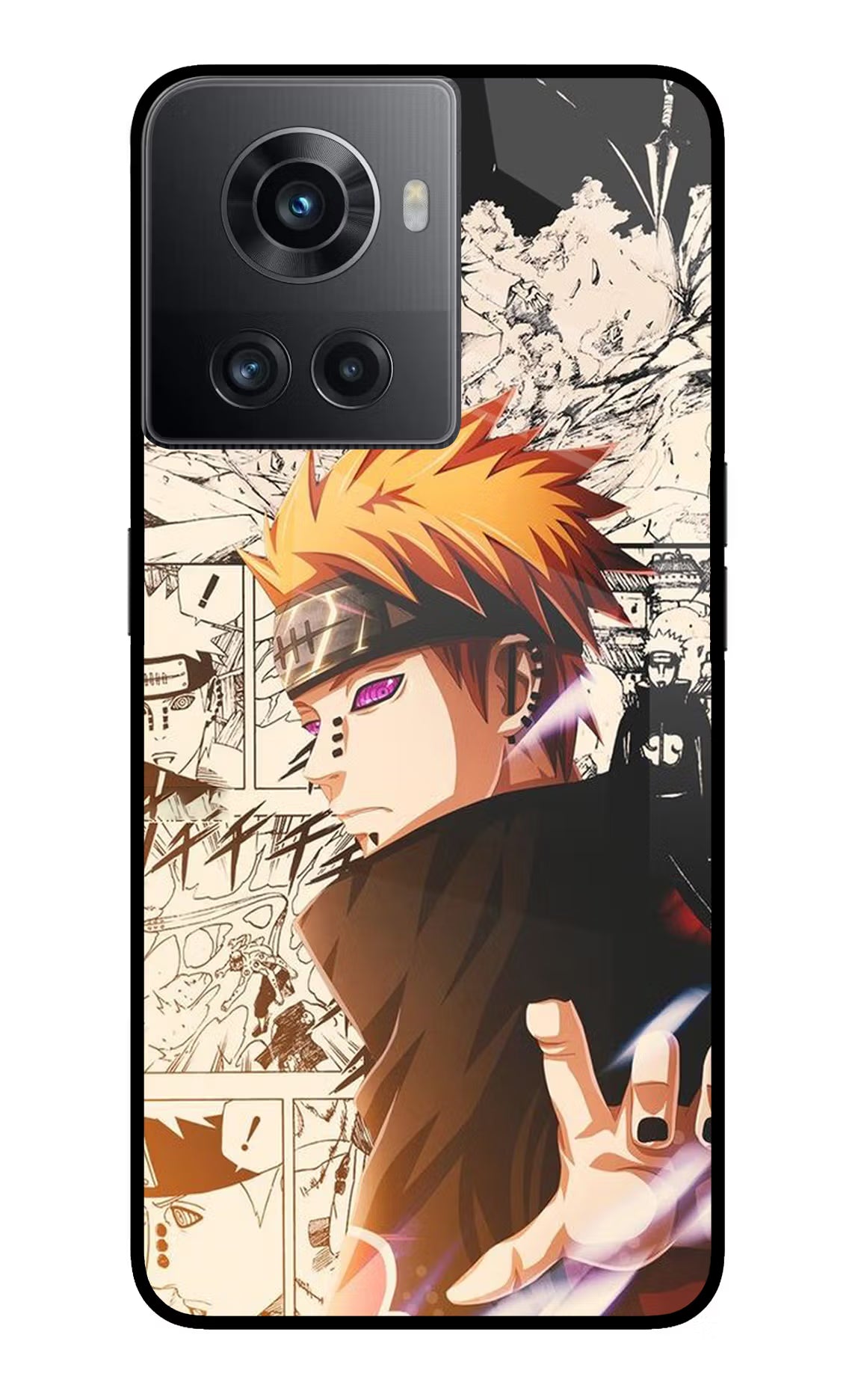 Pain Anime OnePlus 10R 5G Glass Case Back Cover by Casekaro