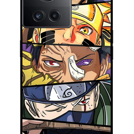 Naruto Character OnePlus 10R 5G Glass Case