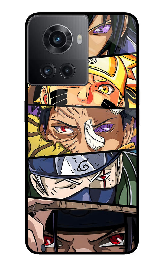Naruto Character OnePlus 10R 5G Glass Case