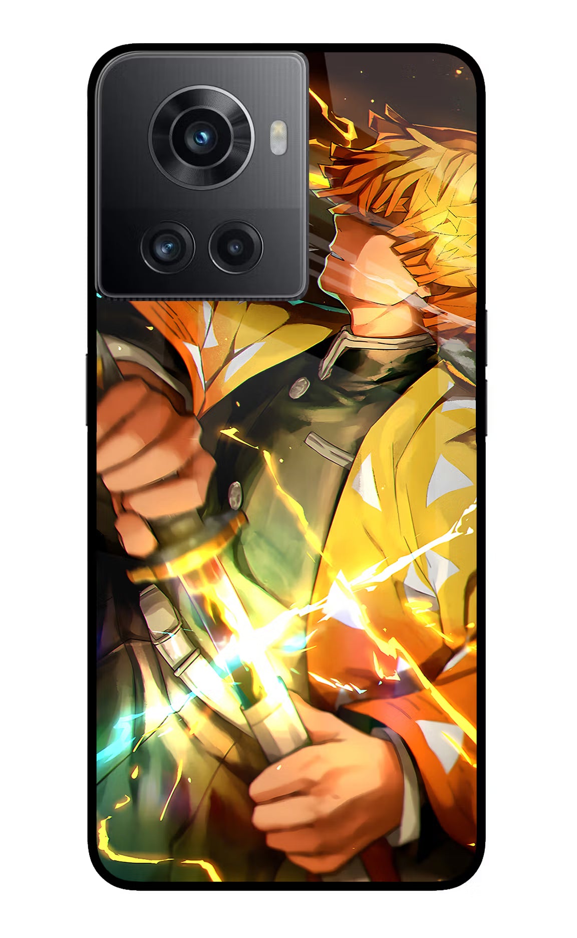 Demon Slayer OnePlus 10R 5G Glass Case Back Cover by Casekaro
