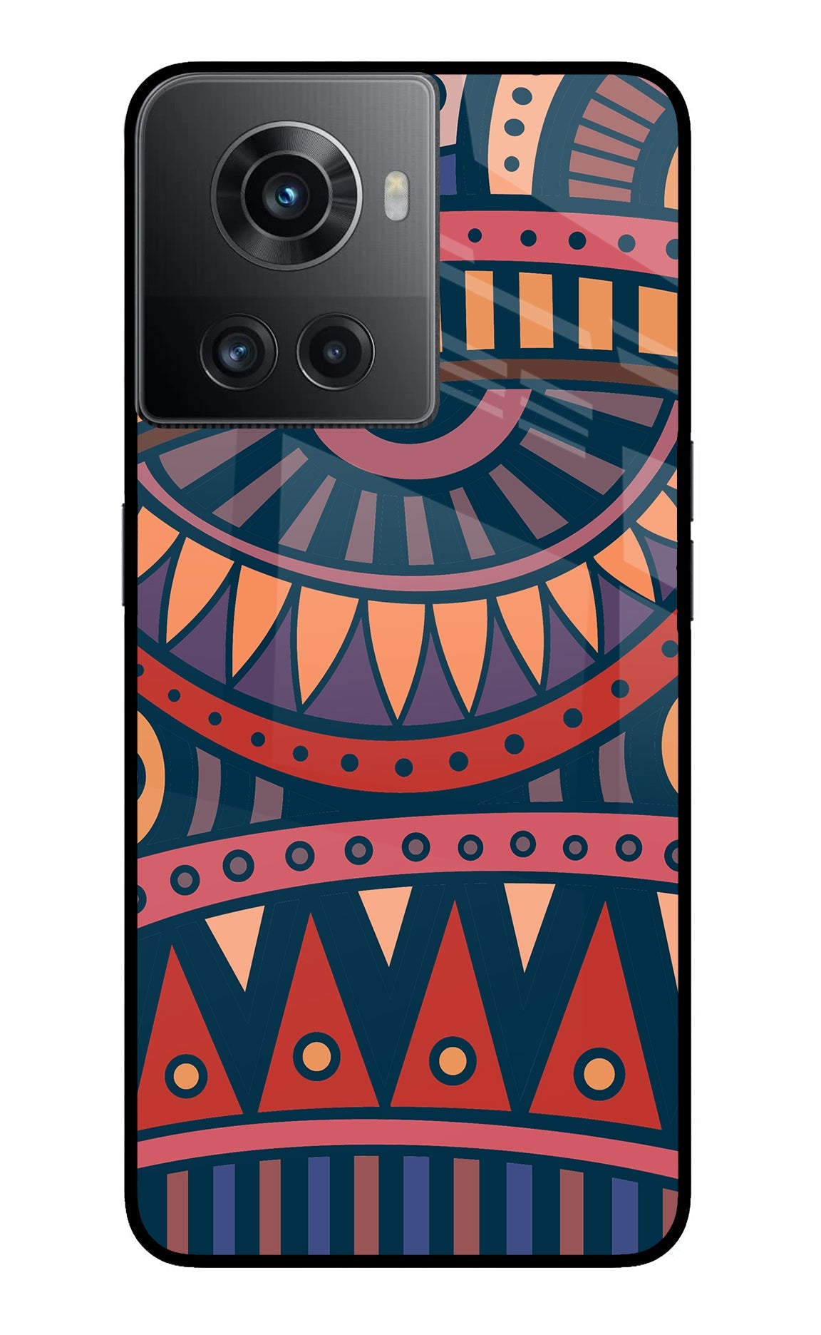 African Culture Design OnePlus 10R 5G Glass Case