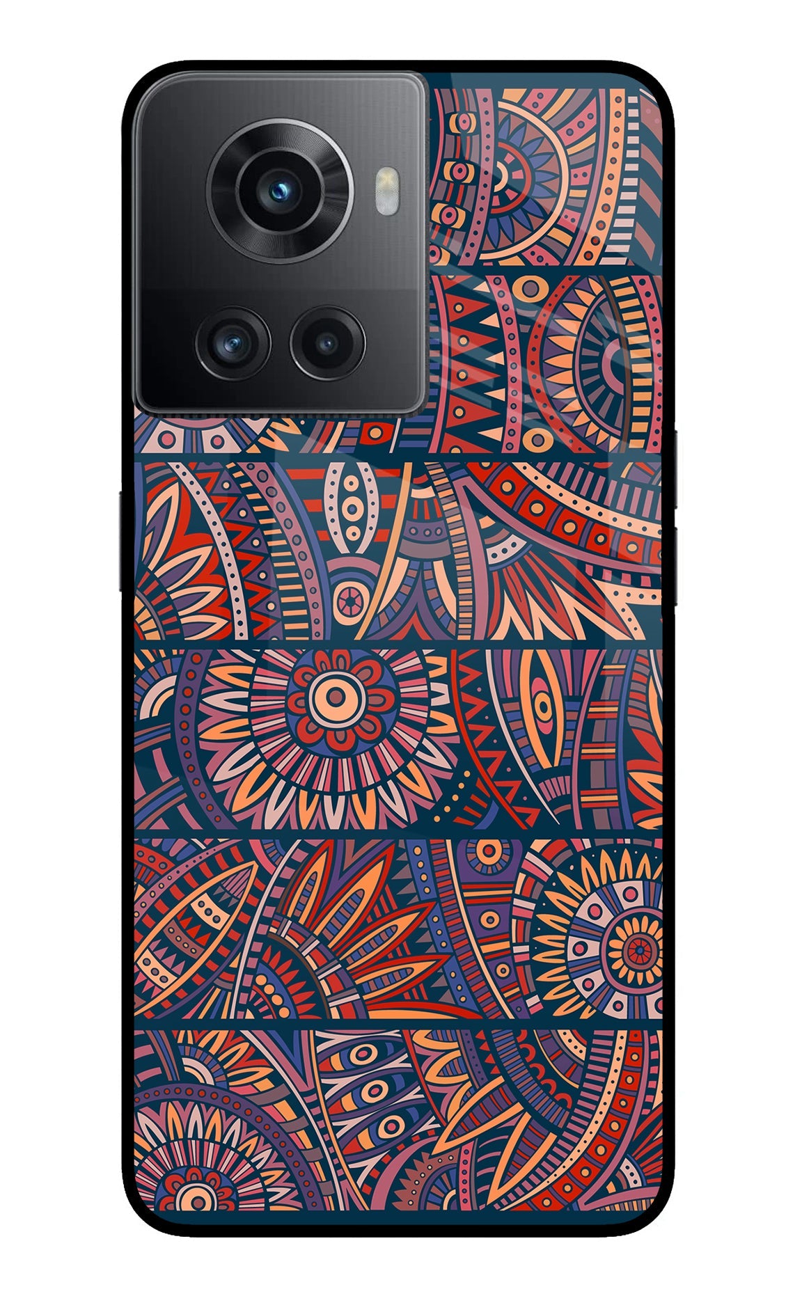 African Culture Design OnePlus 10R 5G Glass Case