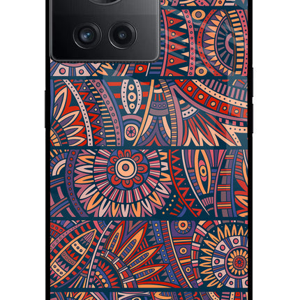 African Culture Design OnePlus 10R 5G Glass Case Back Cover by Casekaro