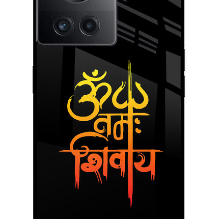 Om Namah Shivay OnePlus 10R 5G Glass Case Back Cover by Casekaro