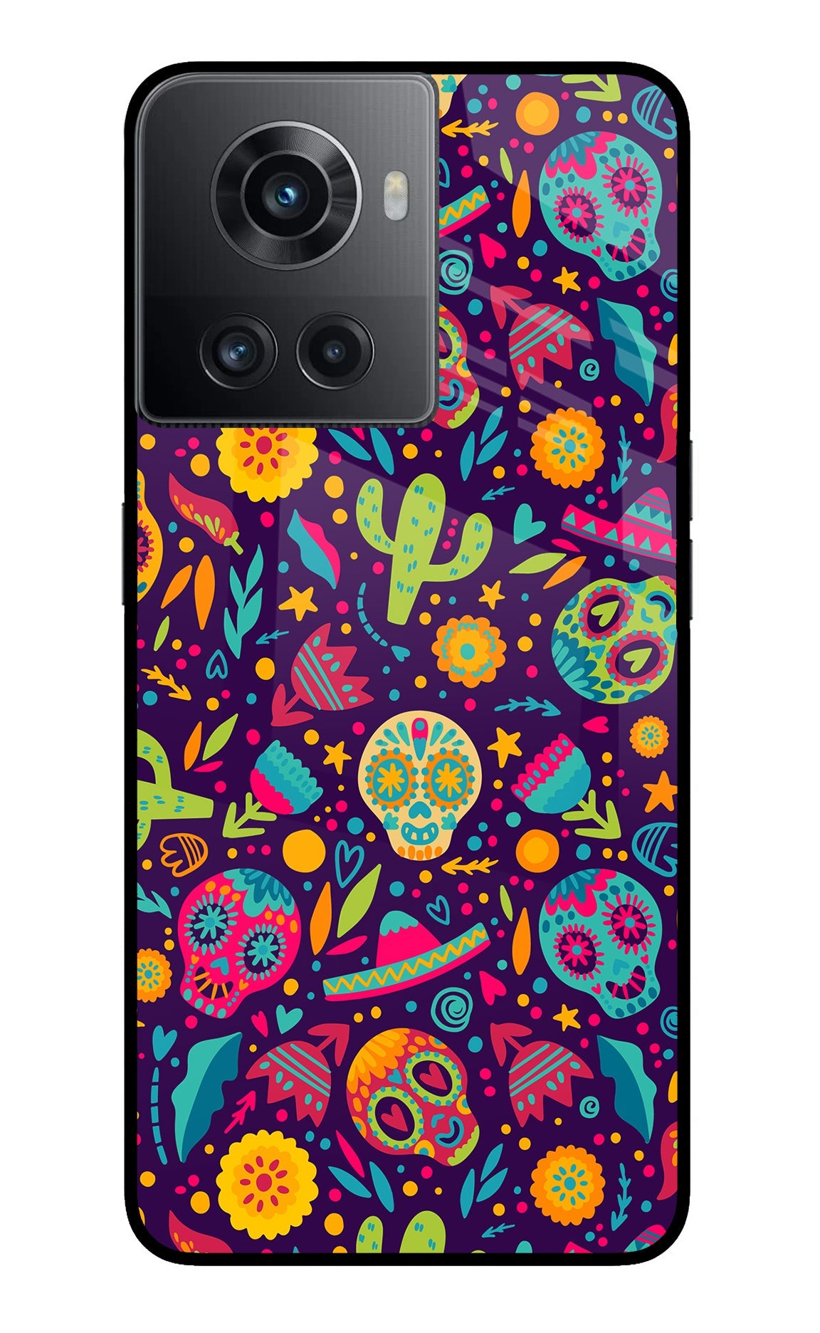 Mexican Design OnePlus 10R 5G Glass Case