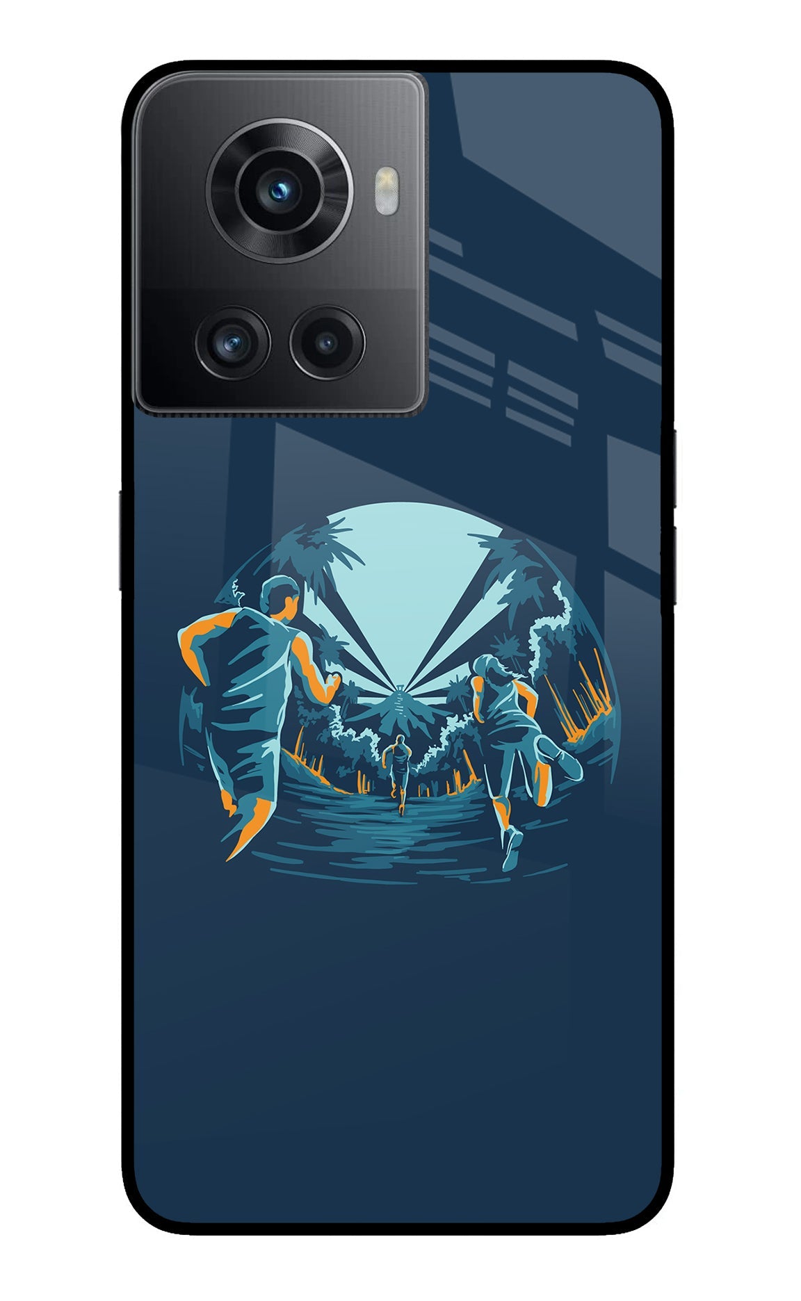 Team Run OnePlus 10R 5G Glass Case