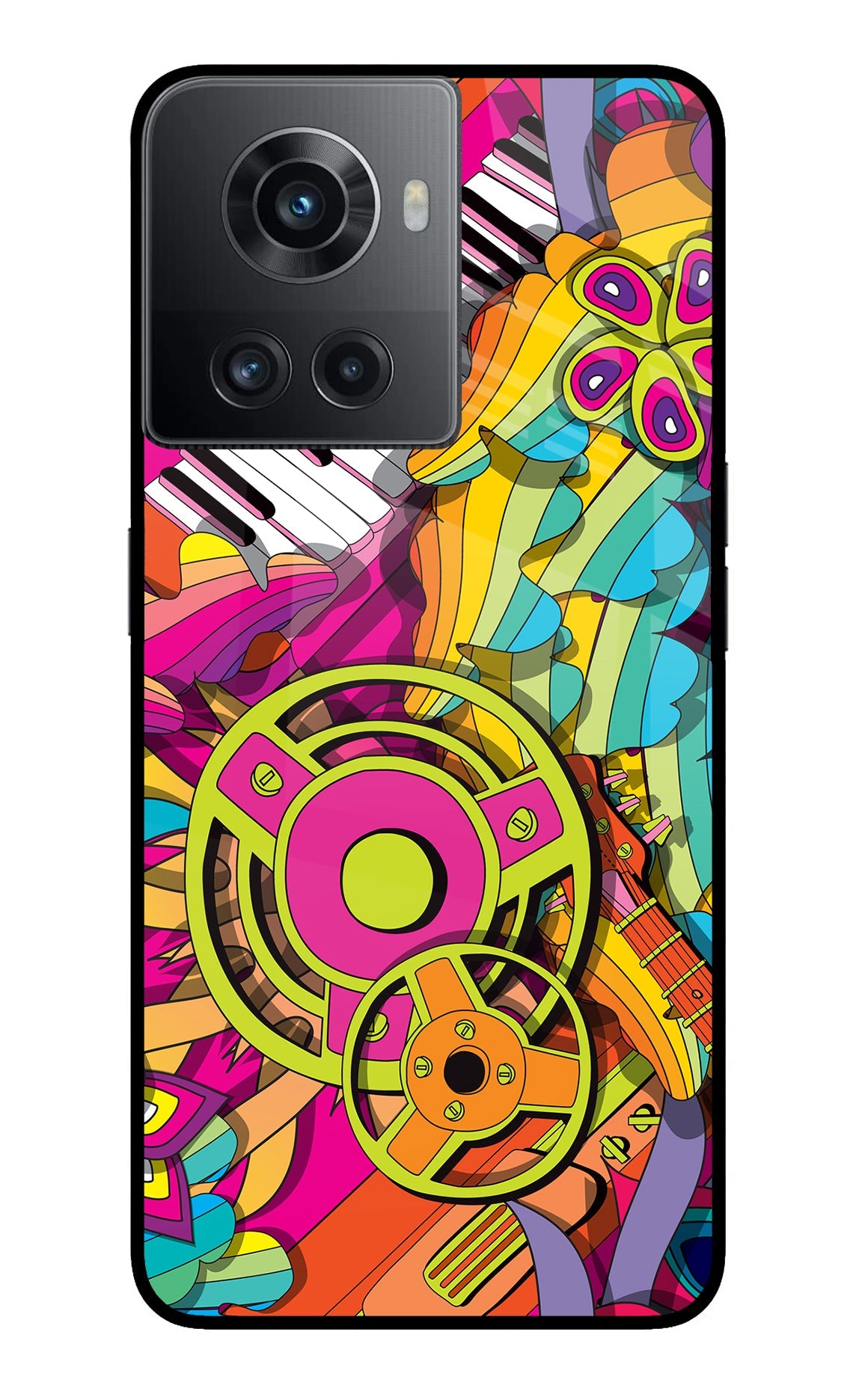 Music Doodle OnePlus 10R 5G Back Cover