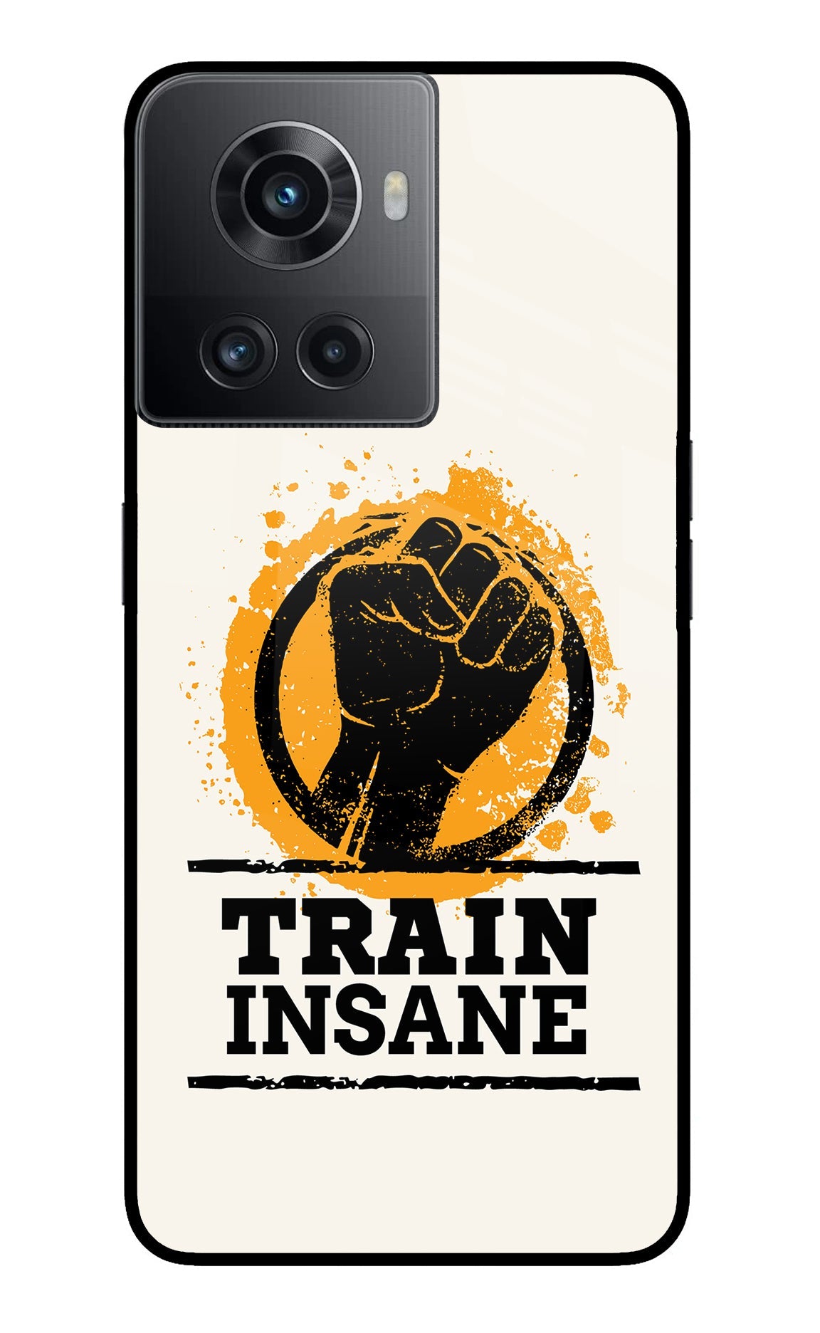 Train Insane OnePlus 10R 5G Glass Case