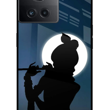 Shri Krishna Silhouette OnePlus 10R 5G Glass Case