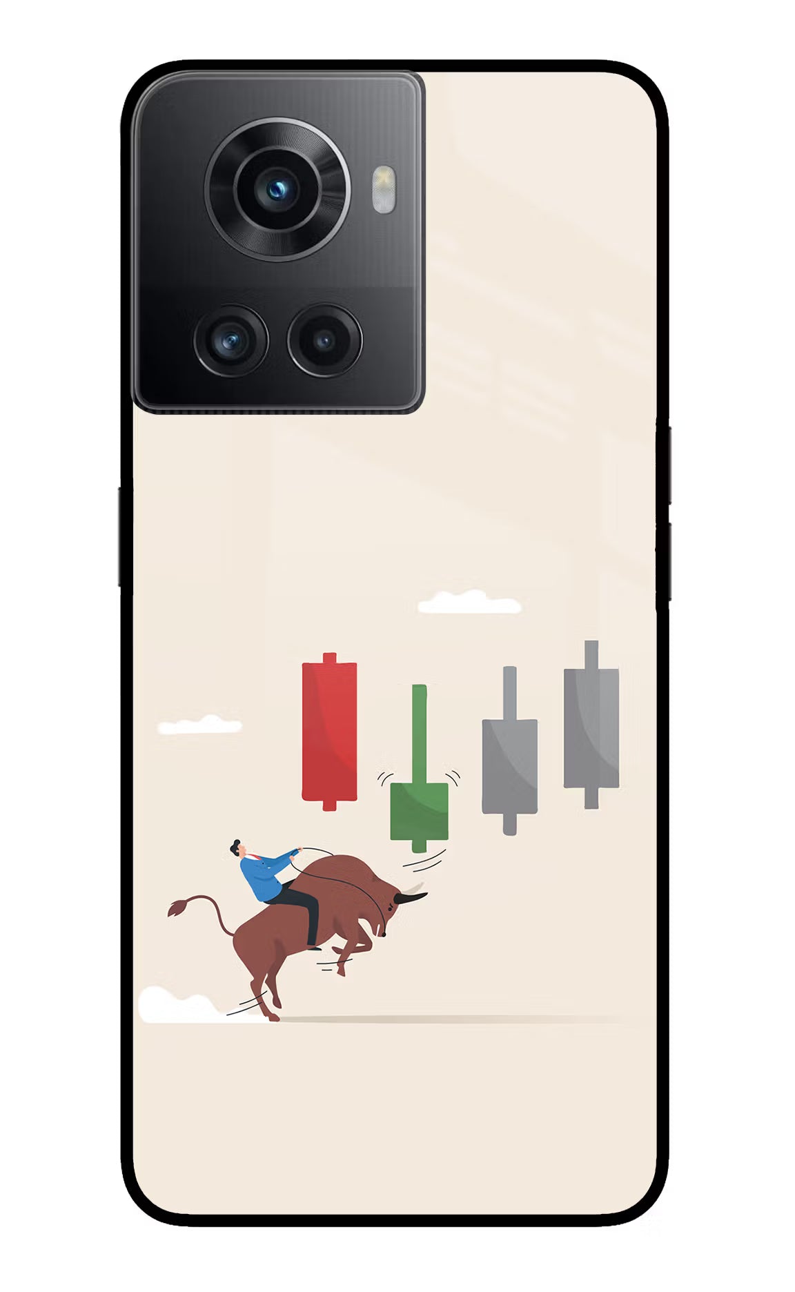 Bull Trading Momentum OnePlus 10R 5G Glass Case