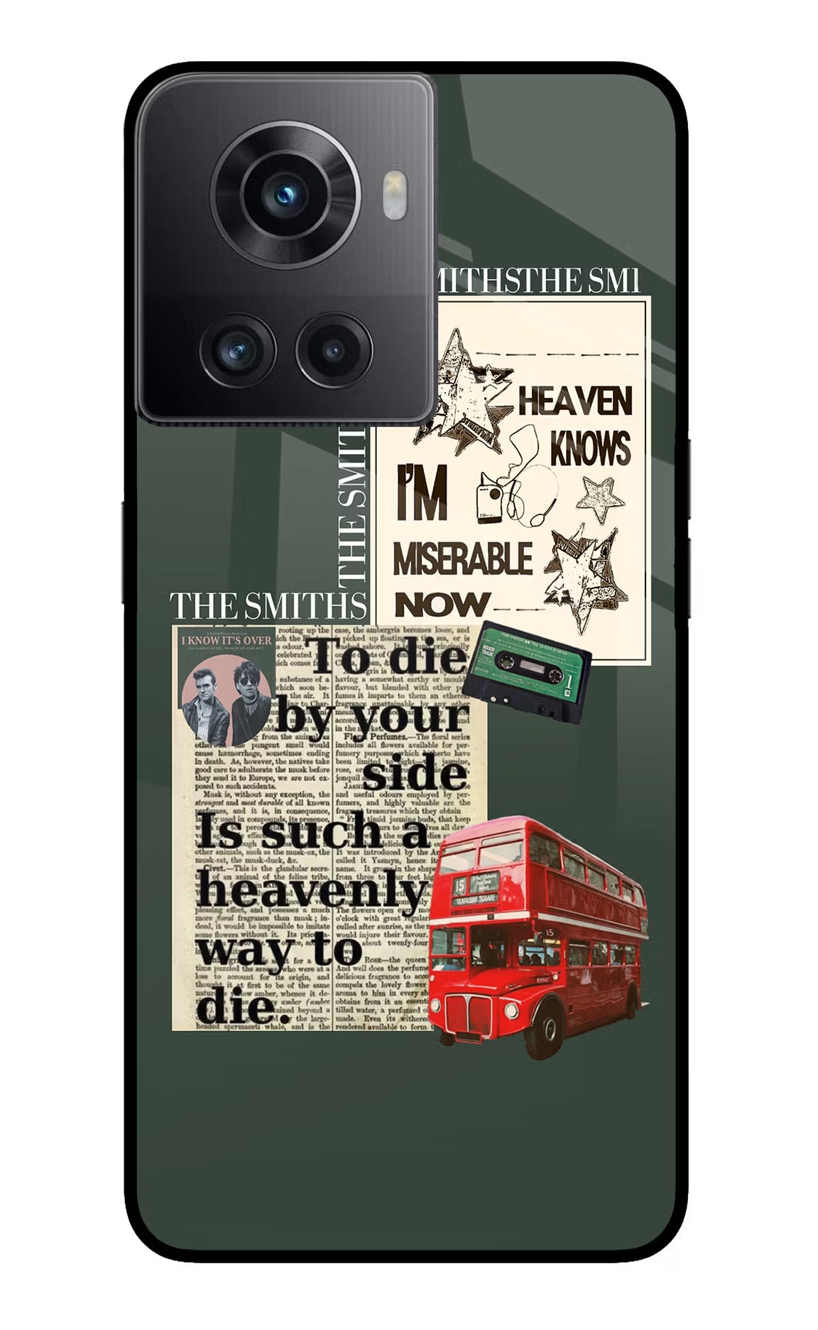 The Smiths OnePlus 10R 5G Glass Case