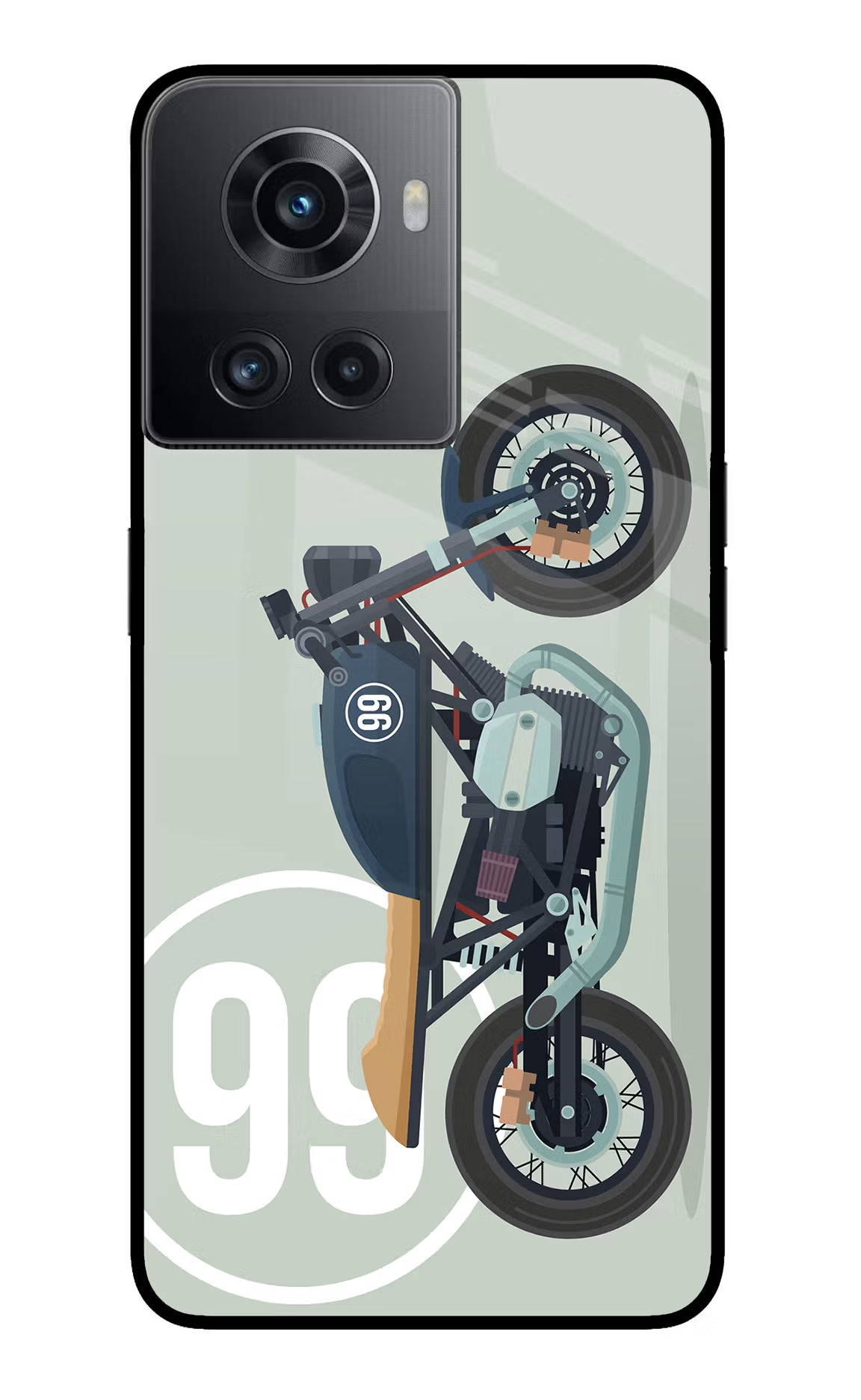 Classic Cafe Racer 99 OnePlus 10R 5G Glass Case