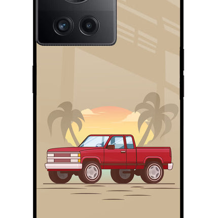 Desert Classic Drive OnePlus 10R 5G Glass Case