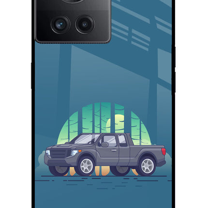Retro Garage Vibe OnePlus 10R 5G Glass Case