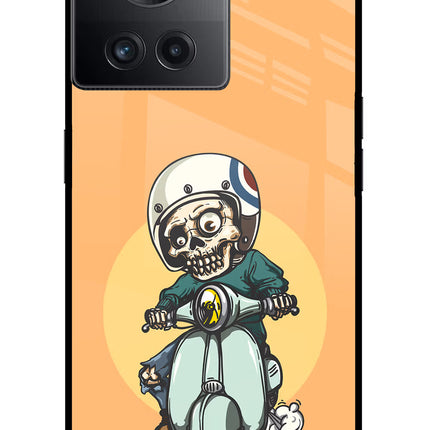 Undead Biker OnePlus 10R 5G Glass Case