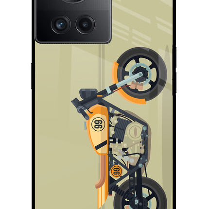 Vertical Speedster OnePlus 10R 5G Glass Case