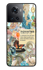 Aquarius Zodiac OnePlus 10R 5G Glass Case