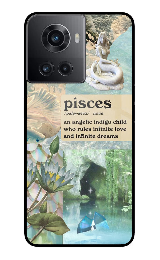 Pisces Zodiac OnePlus 10R 5G Glass Case