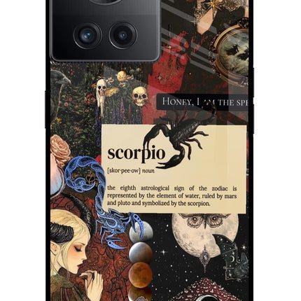 Scorpio Zodiac OnePlus 10R 5G Glass Case