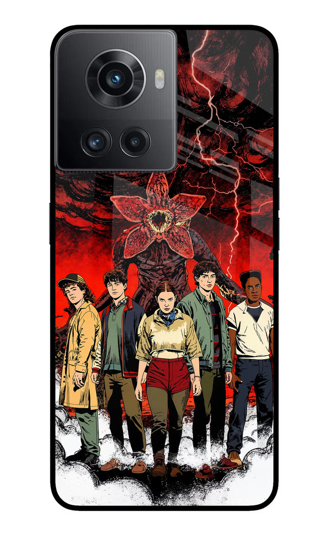 Ordinary Things Characters OnePlus 10R 5G Glass Case