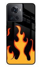 Fired Up – Black OnePlus 10R 5G Glass Case