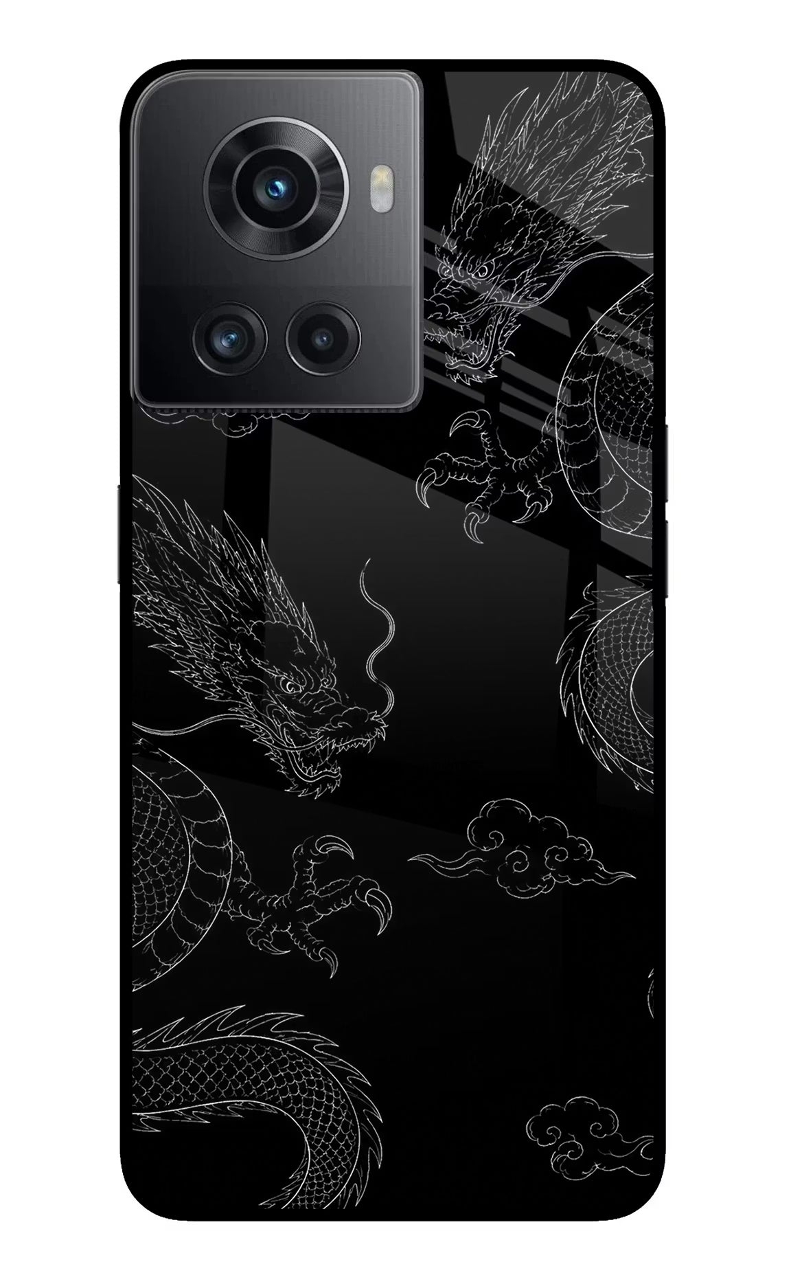 Twin Dragons OnePlus 10R 5G Glass Case