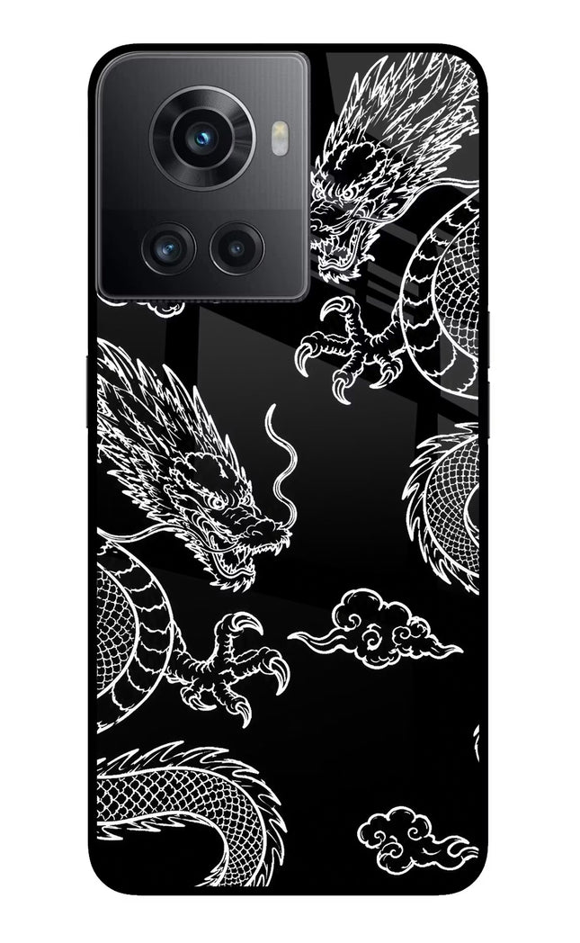 Twin Dragons OnePlus 10R 5G Glass Case
