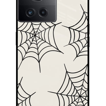 Spider Web OnePlus 10R 5G Glass Case