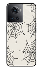 Spider Web OnePlus 10R 5G Glass Case