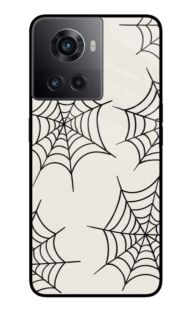 Spider Web OnePlus 10R 5G Glass Case