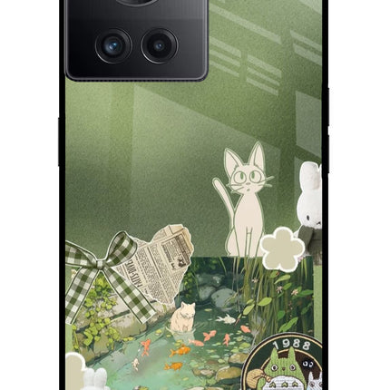Aesthetic anime OnePlus 10R 5G Glass Case