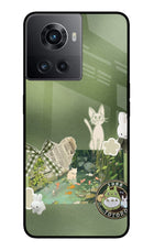 Aesthetic anime OnePlus 10R 5G Glass Case