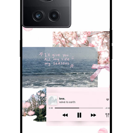 Wave to earth OnePlus 10R 5G Glass Case