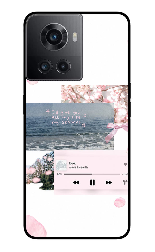 Wave to earth OnePlus 10R 5G Glass Case