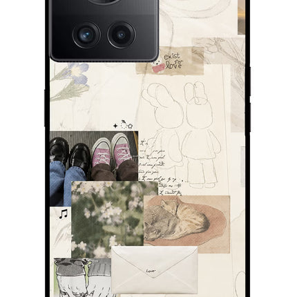 Soft Aesthetic OnePlus 10R 5G Glass Case