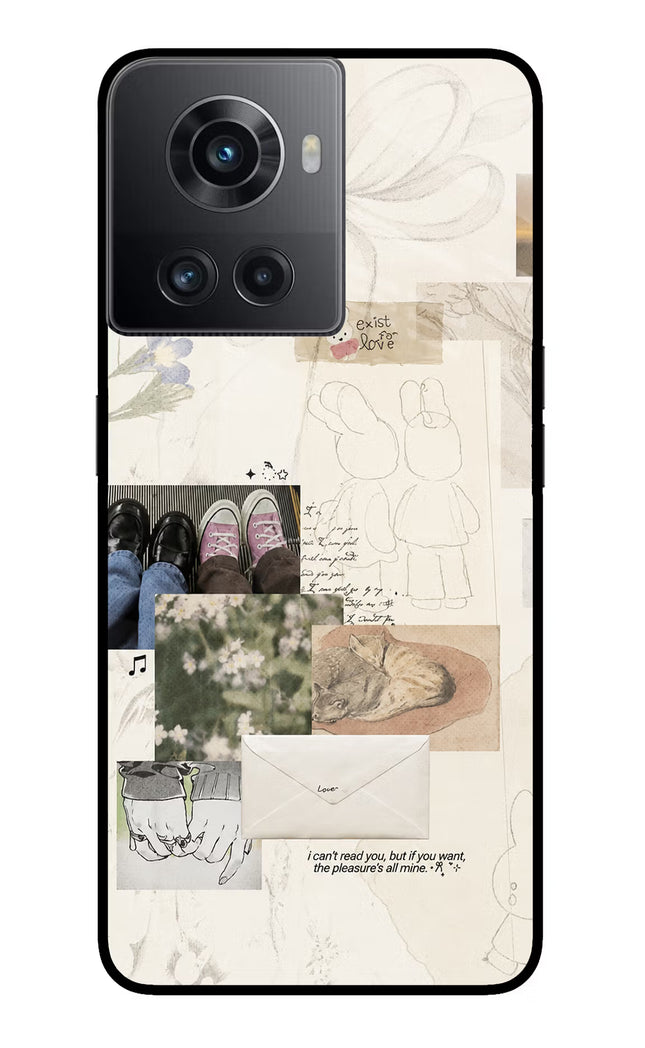 Soft Aesthetic OnePlus 10R 5G Glass Case