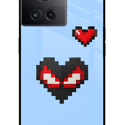 Peter Heart OnePlus 10R 5G Glass Case Back Cover by Casekaro