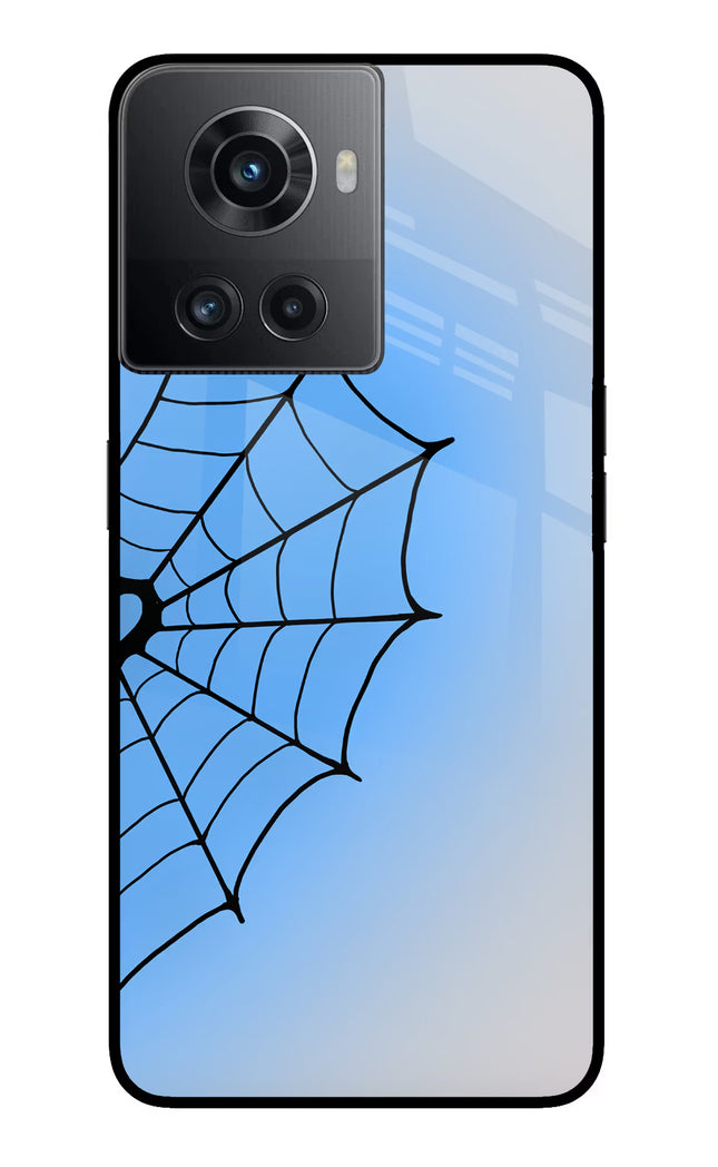 Blue Web OnePlus 10R 5G Glass Case