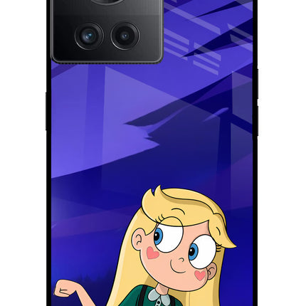 Star Glow OnePlus 10R 5G Glass Case Back Cover by Casekaro