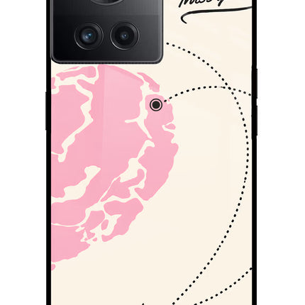 Miss Orbit OnePlus 10R 5G Glass Case Back Cover by Casekaro