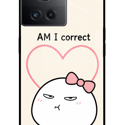 Always Right OnePlus 10R 5G Glass Case Back Cover by Casekaro
