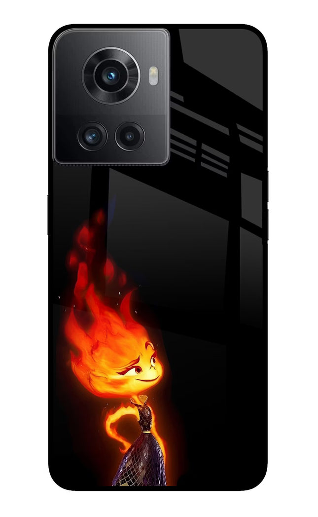 Ember Flame OnePlus 10R 5G Glass Case