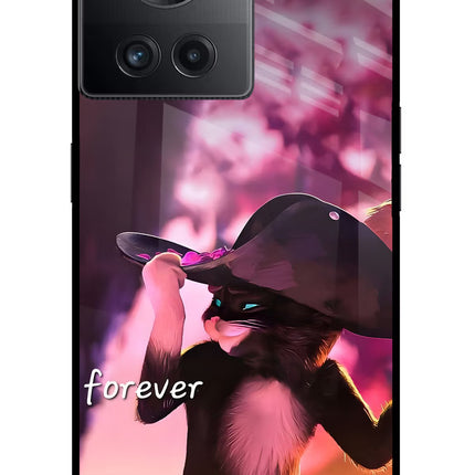 Forever Cat OnePlus 10R 5G Glass Case