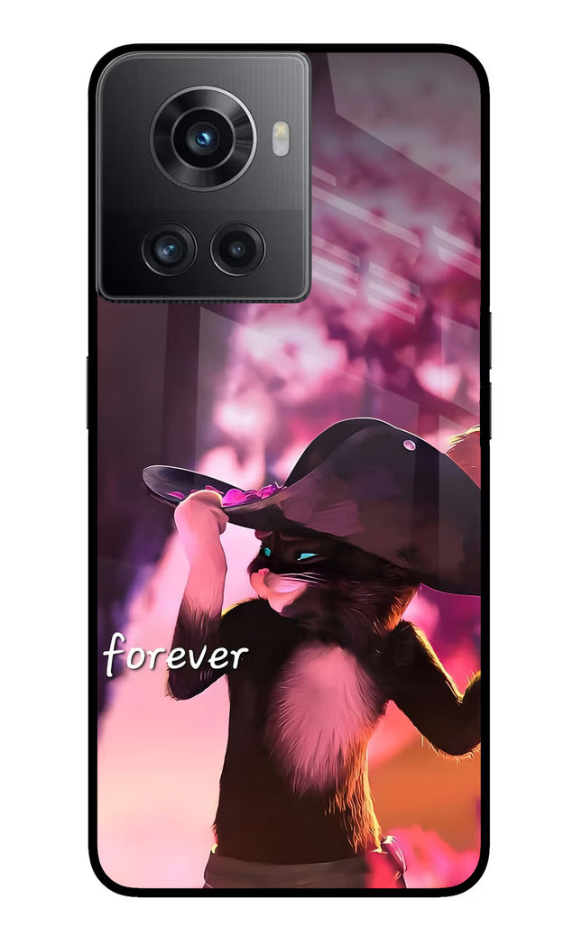 Forever Cat OnePlus 10R 5G Glass Case