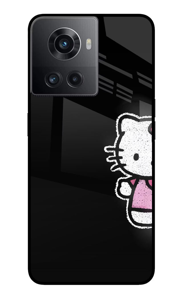 Kitty Charm OnePlus 10R 5G Glass Case