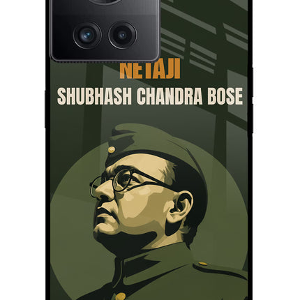 Netaji Legacy OnePlus 10R 5G Glass Case Back Cover by Casekaro